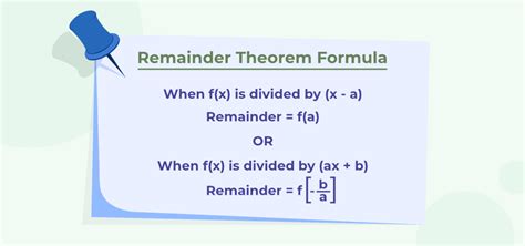 remainder theorem a level maths
